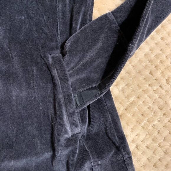 Ladies Calvin Klein Charcoal Grey Velor Jacket - Picture 6 of 6